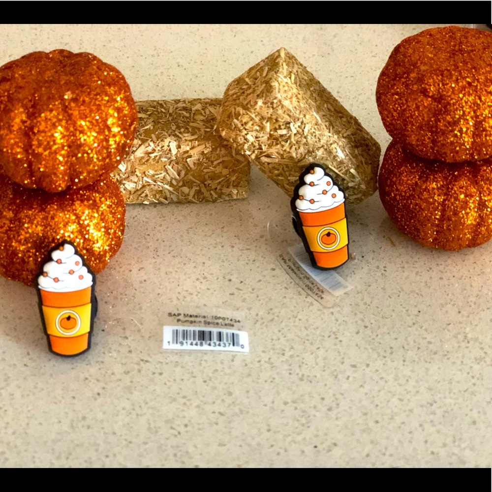 Pumpkin Spice Latte Croc Jibbitz